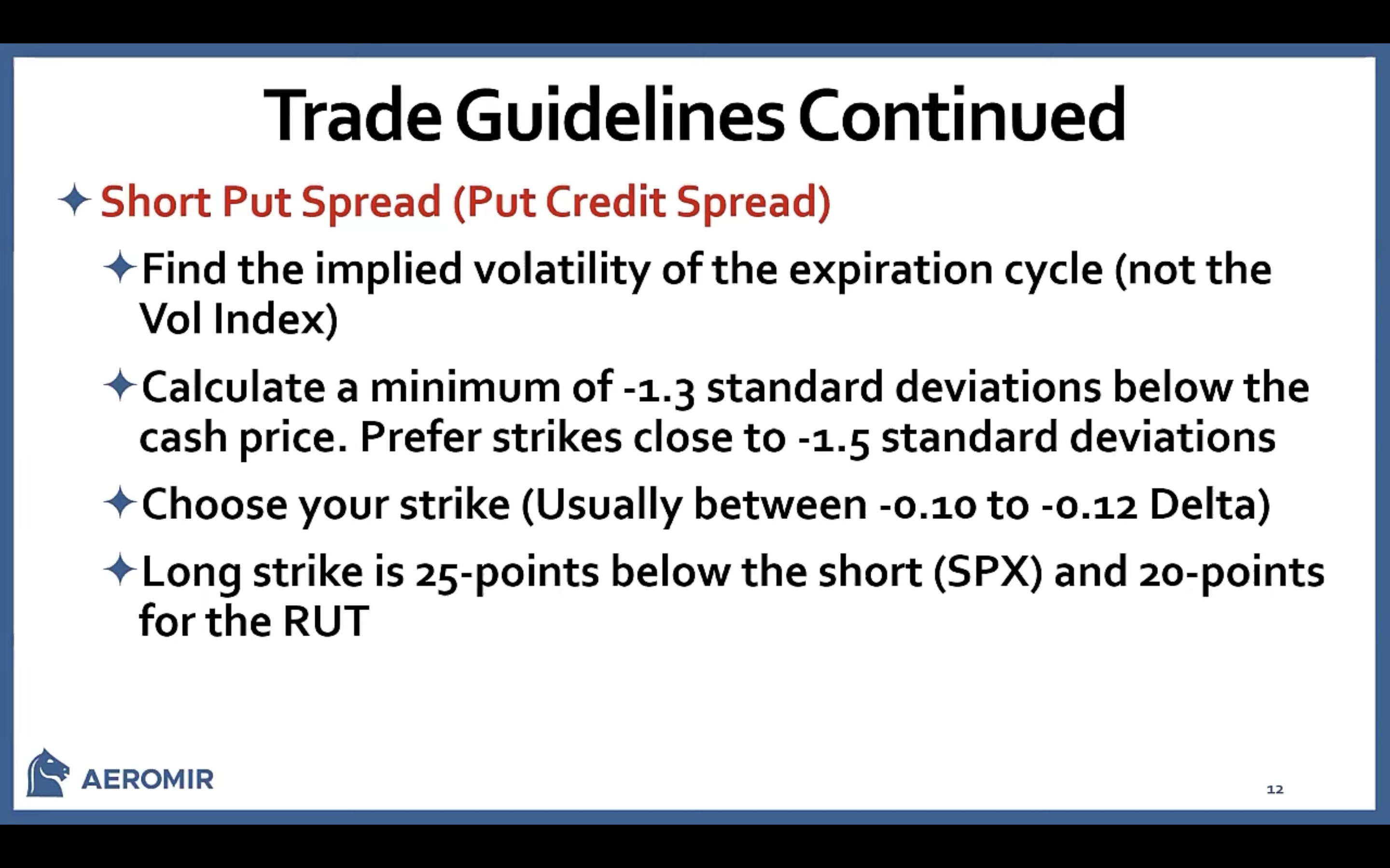 Boxcar Trade Guidelines 1