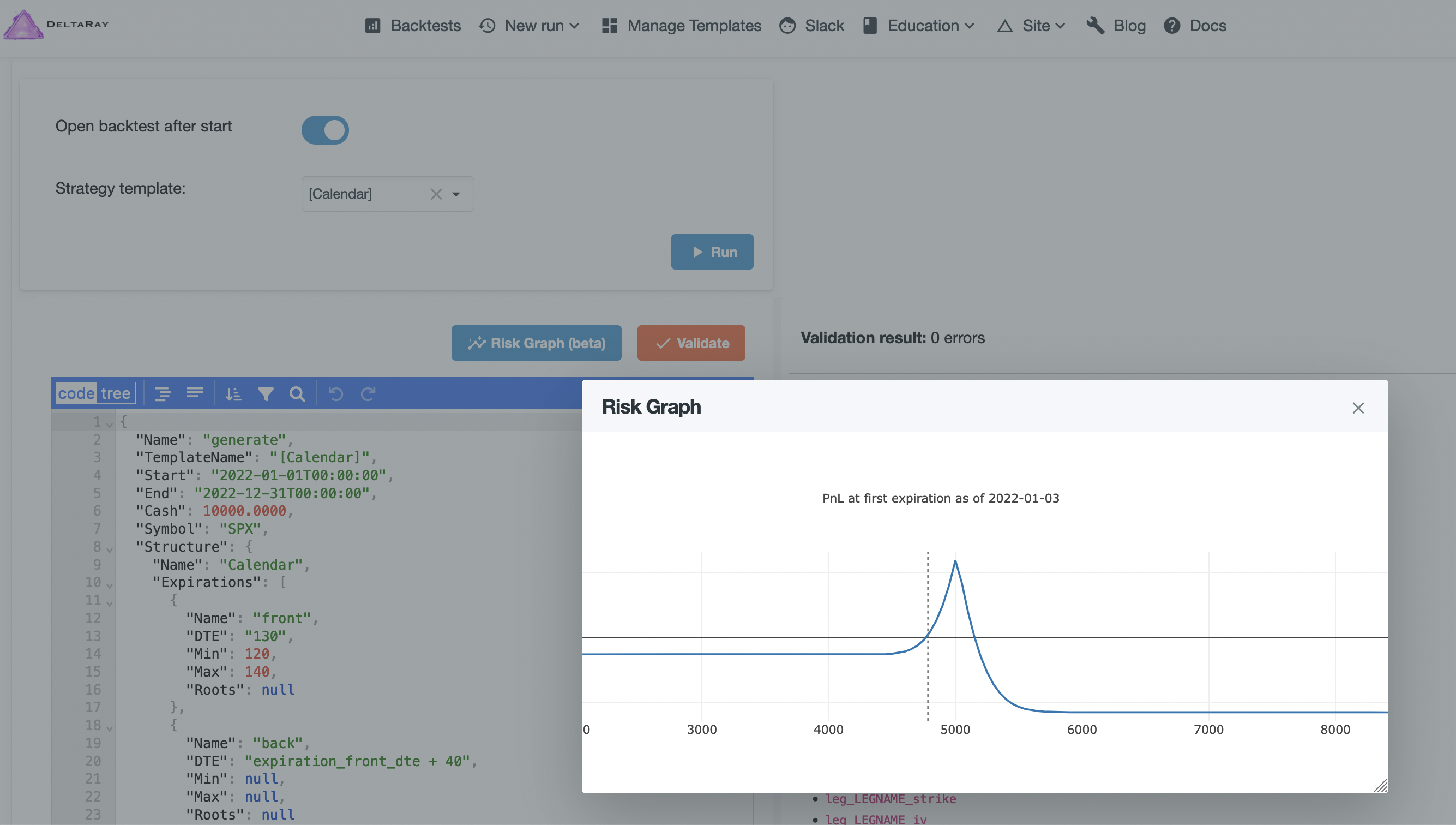 Risk Graph in JobEditor