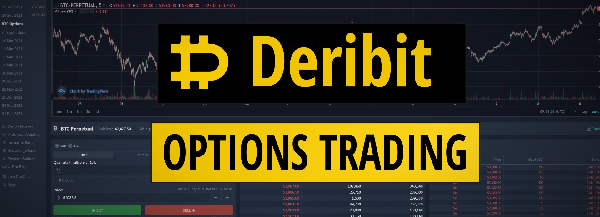 deribit options trading